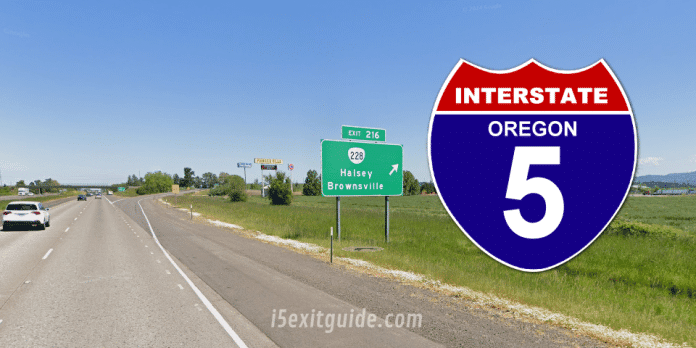960x480-i-5-hallsey-oregon-exit-216 Oregon I-5 Traffic | I-5 Construction | I-5 Exit Guide