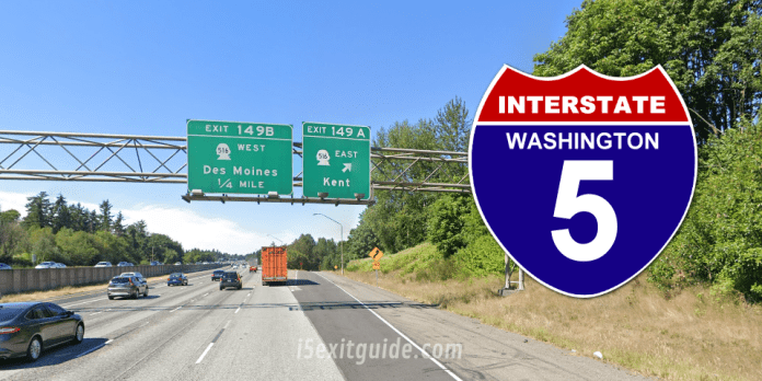 960x480-i-5-kent-washington-exit-149 Kent, Washington I-5 Traffic | I-5 Construction | I-5 Exit Guide