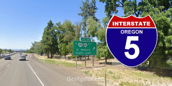 Medford, Oregon I-5 Traffic | I-5 Construction | I-5 Exit Guide