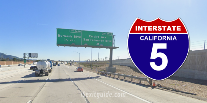960x480-i-5-burbank-california-exit-147 California I-5 Traffic | I-5 Construction | I-5 Exit Guide