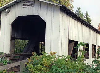 Six Covered Bridges Anchor Cottage Grove, Oregon as a Travel Destination Cottage Grove Covered Bridge | I-5 Exit Guide
