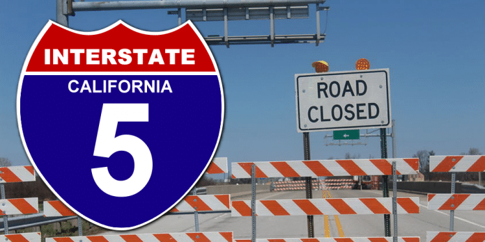 I-5 California Road Closed | I-5 Exit Guide