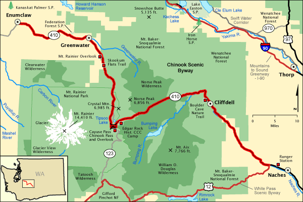 Chinook Scenic Byway | I-5 Exit Guide