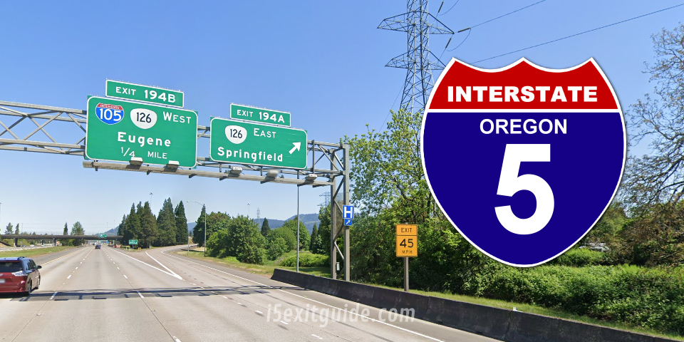 Oregon I-5 Traffic | I-5 Construction | I-5 Exit Guide