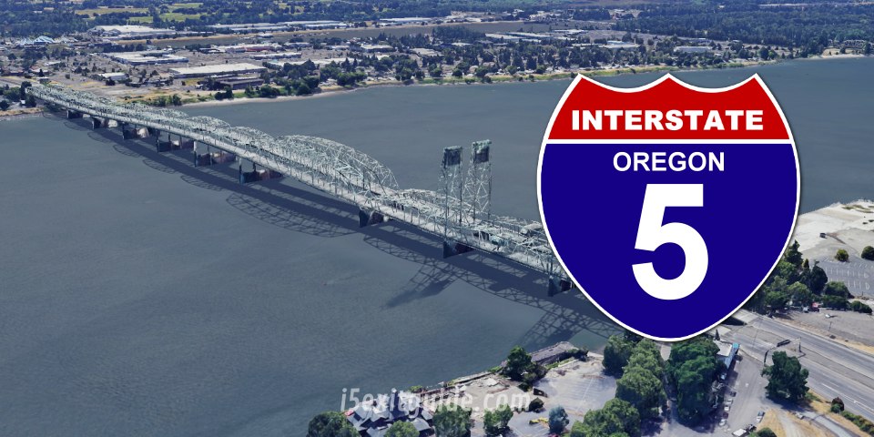 Oregon I-5 Traffic | Oregon I-5 Construction | I-5 Bridge | I-5 Exit Guide