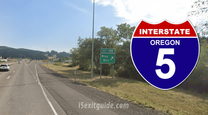 Multiple I-5 Ramp Closures in Douglas County Thru April Oregon I-5 Traffic | I-5 Construction | I-5 Exit Guide