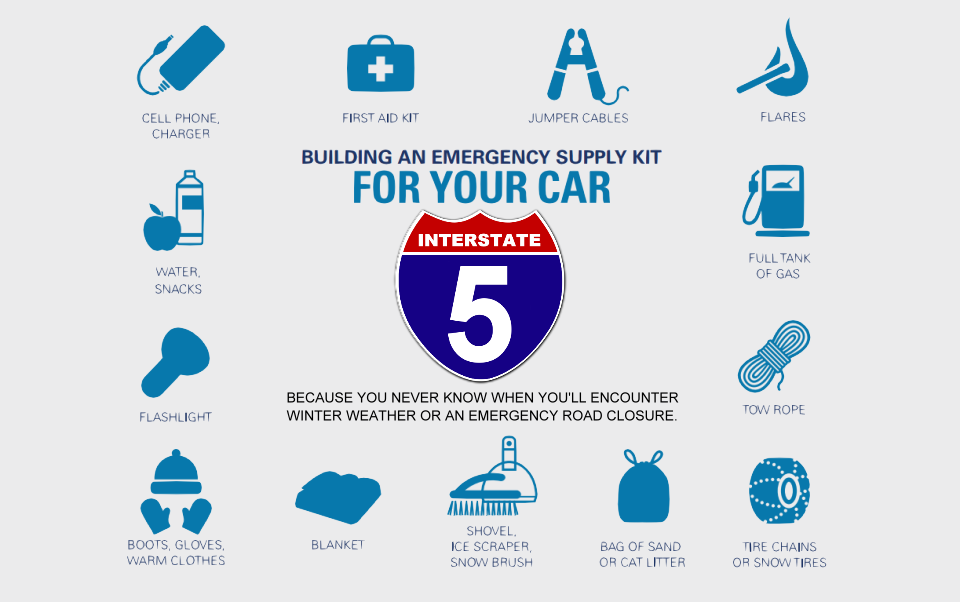 Winter Driving | I-5 Exit Guide