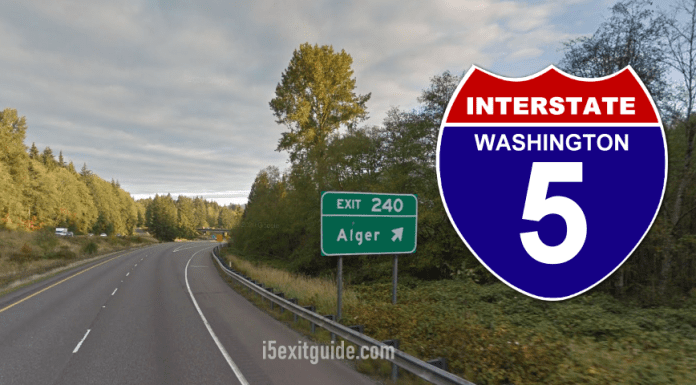 Long Term I-5 Lane Closures Near Alger Beginning May 10. Expect Delays Alger, Washington I-5 Traffic | I-5 Construction | I-5 Exit Guide
